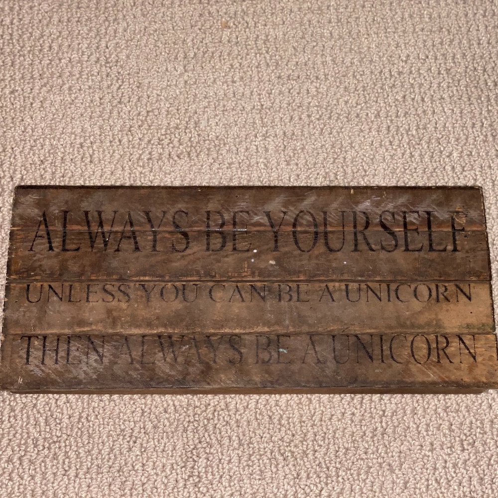 Rustic Inspirational Sign